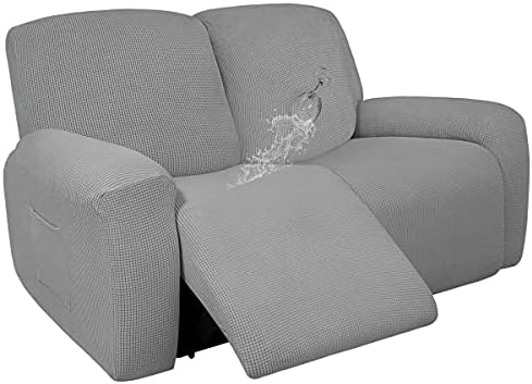 Easy-Going 100% Dual Waterproof Recliner Loveseat Cover, 6-Pieces Stretch by Easy-Going