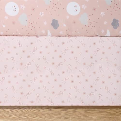 The Peanutshell New Moon 3-Piece Baby Girl Crib Bedding Set - Image 3