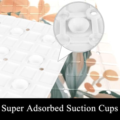 Shower Mat Non Slip, Flower Anti Slip Bath Mat - Image 3