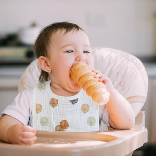 Muslin Bibs for Baby Boy, Adjustable Fit for Drooling and Teething Toddler - Image 2
