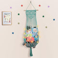 63 Inch Stuffed Animal Storage Hammock Corner, Stuffy Plushie Net by iHansee