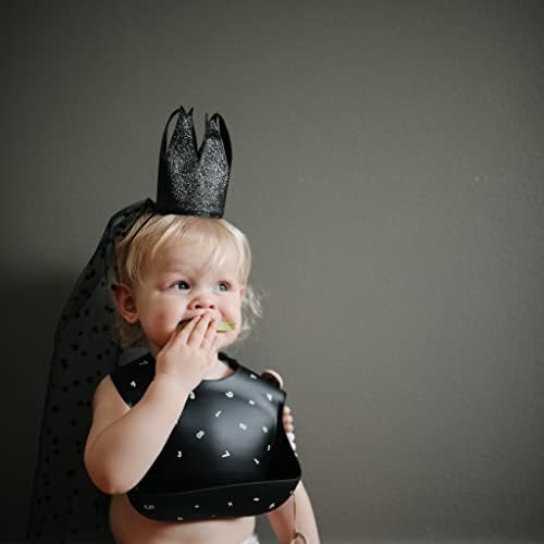mushie Silicone Baby Bib | Adjustable Fit Waterproof Bibs - Image 3