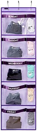 Weekly Kids Clothes Organizer Day of Week School Clothing Storage Monday to by ANZORG