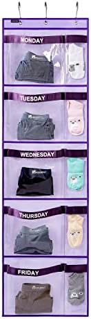 Weekly Kids Clothes Organizer Day of Week School Clothing Storage Monday to by ANZORG