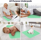 Fygrip 6 Pack 24” x 24” Extra Heavy Absorbency Washable Underpads Bed Pads - Image 7