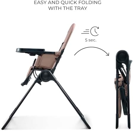 Kinderkraft BINCI Folding High Chair - Image 2