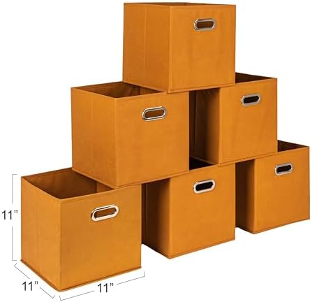 Household Essentials Foldable Fabric Storage Cubes 36-Pack – 11x11x11 Stackable - Image 2