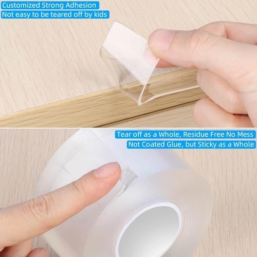 Clear Edge Protector Strip, 2 Pack x 1.18in x 9.84FT - Image 5
