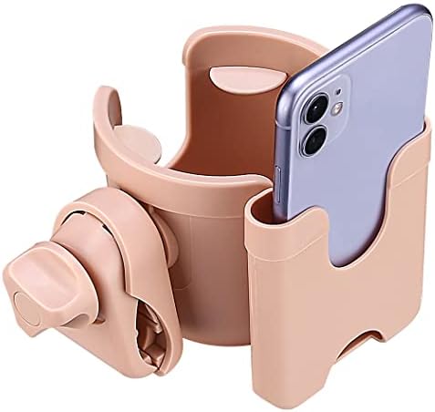 Suranew Cup Holder with Phone for Walker Wheelchair Stroller Pink by Suranew