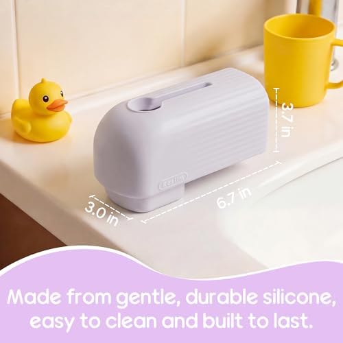 Roslim Baby Bathtub Faucet Cover, Silicone Bath Faucet Cover - Image 3