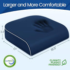 SweetSlubr Seat Cushion, Chair Pad, Memory Foam Tailbone Pain Relief - Image 2