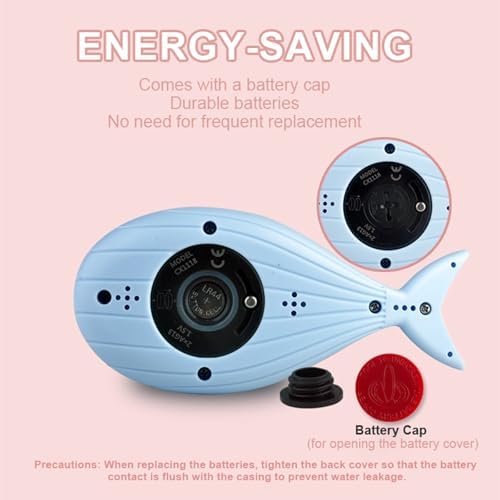 Bath Thermometer, Digital Tube Floating Thermometer, Temp Warning Water - Image 5