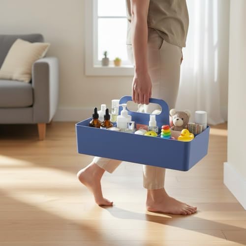Bath caddy for baby, Bathroom Makeup organizer Countertop by Dinrgo-US