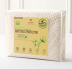 Luxury Waterproof Organic Mattress Protector Twin Size by MATTSHIELDORIGINAL