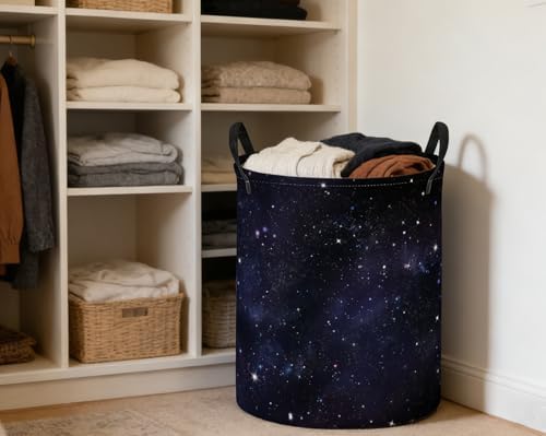 ESSME Kids Laundry Basket, Space Hamper Collapsible Canvas Storage Bin - Image 3