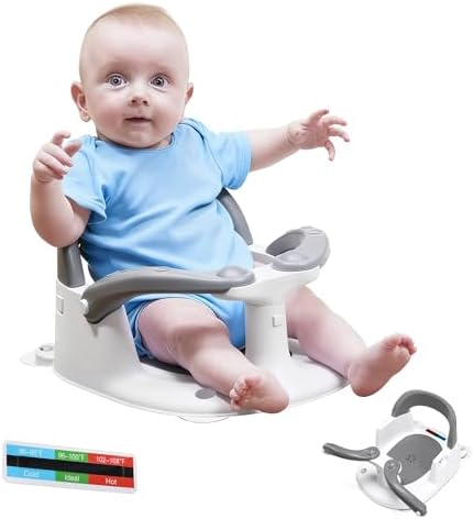 Baby Bath seat for Babies 6 Months & up, 360° Stable Toddler Bath Chair by WddbbBabyBathSeatStress-freebondingtimewithyourbaby