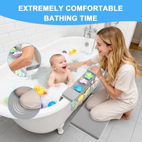 Bath Kneeler and Elbow Rest Pad Set, Non-Slip Memory Foam Kneeling Pad & - Image 3