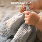 Muslin Receiving Blankets 5 Pack, Soft Swaddle Wraps - Image 2