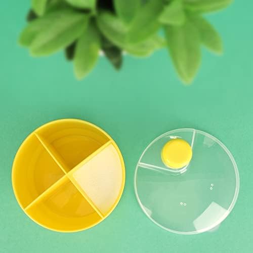 Accmor Formula Dispenser On The Go, Non-Spill Rotating Four-Compartment Formula - Image 3