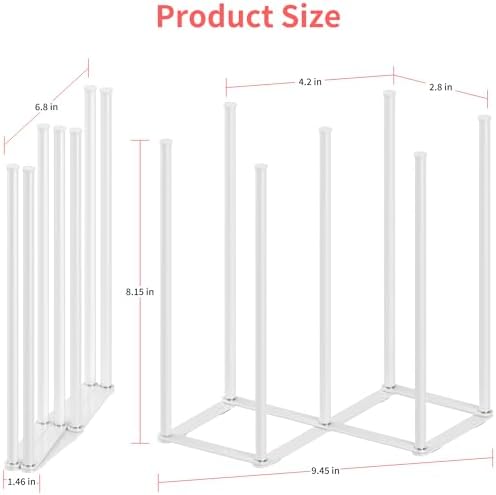 Collapsible Bottle Drying Rack, Baby Bottle Drying Rack, Foldable Cup Draining - Image 2