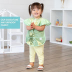 Disney Ruffle Apron Bib and 3-pack Snack Bags, Waterproof Fabric - Image 3