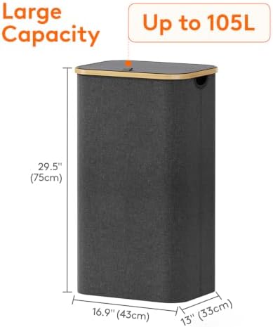 Lifewit 105L Large Laundry Basket - Image 3