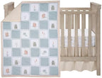 Lambs & Ivy Froggy & Friends Embroidered 3-Piece Baby Crib Bedding Set - Image 2