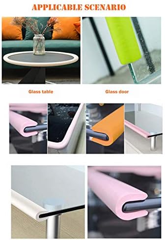 U Shape Furniture Table Edge Protectors 6.5 Ft Black - Image 5