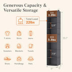 Lifewit Hanging Closet Organizer and Storage - Image 3