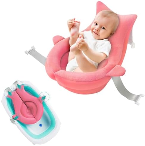 Baby Bath Seat Support Net Adjustable Infant Bathing Cushion Pad Mat by Unknown