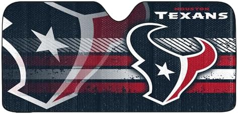 Fanmats NFL Windshield Sun Auto Shade, Sun Shield Sun Visor Accordion tri-fold by FANMATS