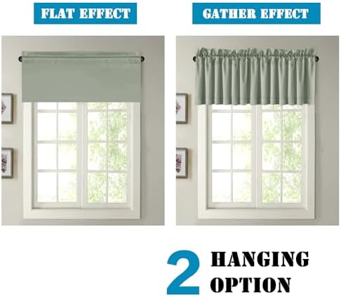 H.VERSAILTEX 4 Panels Blackout Valances - Image 6