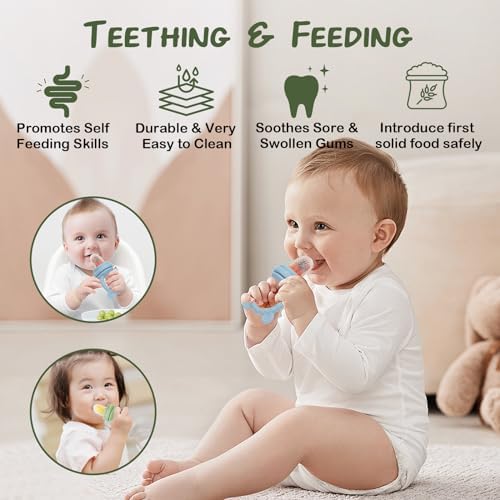 Baby Breastmilk Popsicle Molds & Fruit Feeder, Baby Food Freezer Tray Storage - Image 5