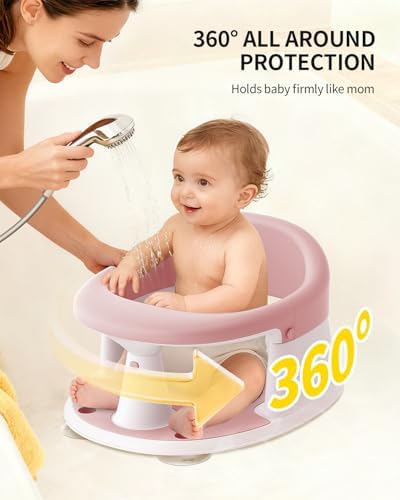 Baby Bath Seat for Babies 6 Months & Up, Bath Seats for Babies Sitting Up - Image 4