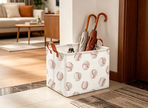 CLOCOR Rectangular Storage Basket, Collapsible Fabric Storage Container - Image 4