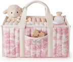 Blissful Diary Toile Diaper Caddy Organizer, Baby Diaper Basket by BlissfulDiary