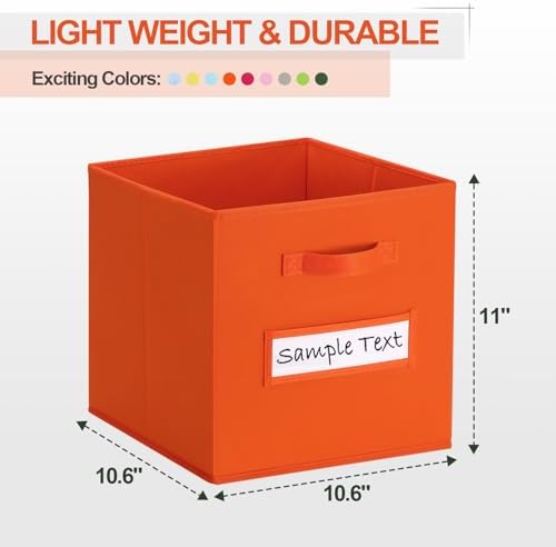 11x11 storage cube bins Foldable Fabric storage cubes - Image 2