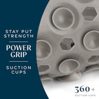 SlipX Solutions 39"x16" Power Grip Non Slip Bathtub Shower Mat - Image 2
