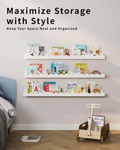 G&W Gruwald Nursery Book Shelves, Nursery Decor - Image 6