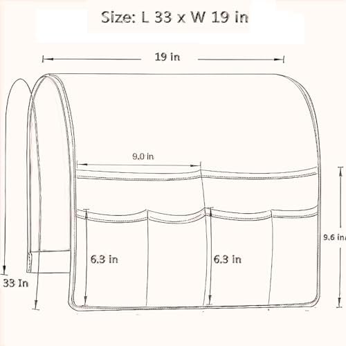 Sofa Armrest Organizer Non-Slip Remote Control Holders - Image 4