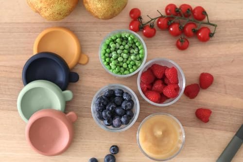 BEABA 6 Pack Glass Baby Food Jars - Image 5