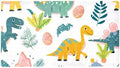 Shower Mat Non Slip, Cartoon Dinosaurs Anti Slip Bath Mat by Anna+Cowper