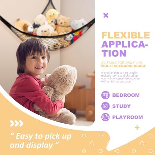 Lazebox Stuffed Animal Net Hammock - Image 7