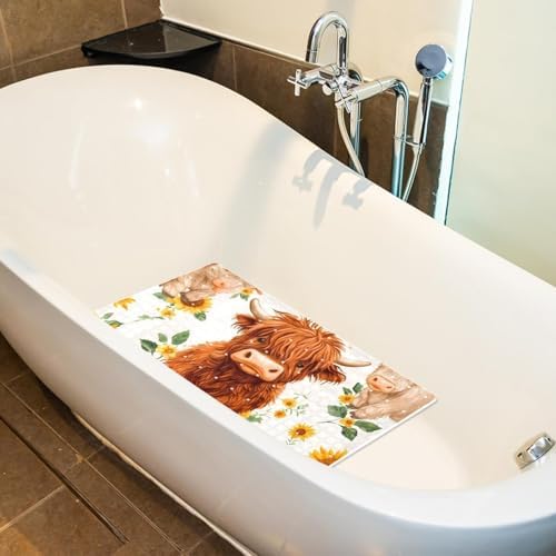Shower Mat Bathtub Mat, 26.8x15.1 inch, Non-Slip Bath Mat - Image 5