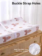 TILLYOU Changing Pad Cover Set in Soft Jersey Material - Image 4