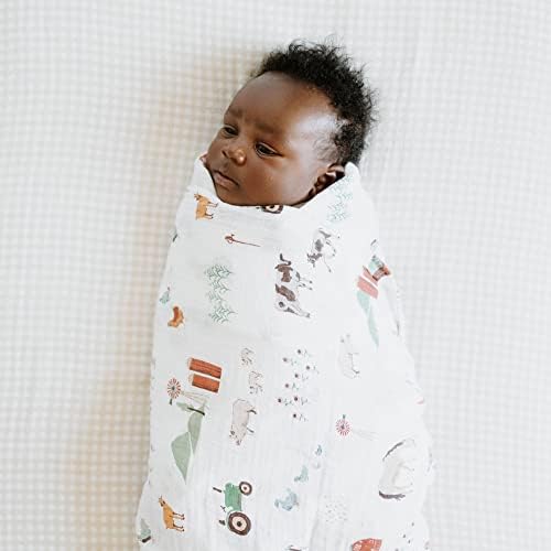 Little Unicorn Premium Crib Sheet | Breathable & Super-Soft Muslin Fabric - Image 4