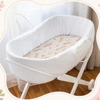 CroBlissful 4 Pack Boho Floral Bassinet Sheets - Image 3
