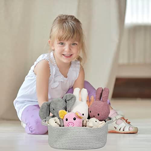 XUANGUO Medium Woven Cotton Rope Storage Basket - Image 5