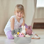XUANGUO Medium Woven Cotton Rope Storage Basket - Image 5