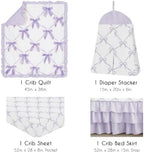 Sweet Jojo Designs 4-Piece Baby Crib Bedding Set - Image 2
